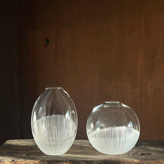 MORI GLASS　森　知恵子｜瞬き・花器/細