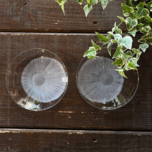 MORI GLASS　森　知恵子｜瞬き・菓子皿