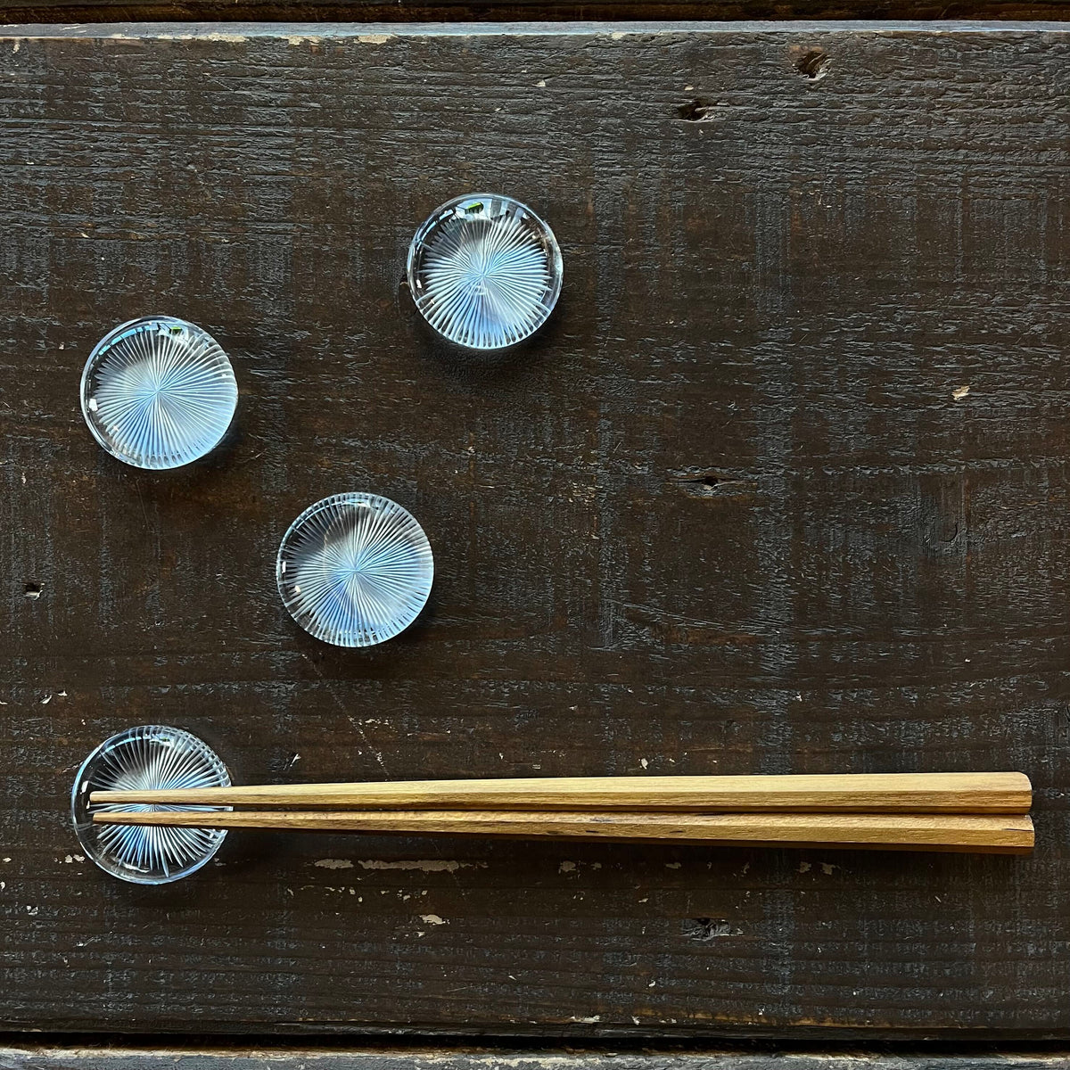 MORI GLASS　森　知恵子｜瞬き・箸置き