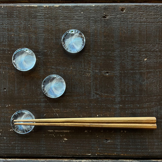 MORI GLASS　森　知恵子｜瞬き・箸置き