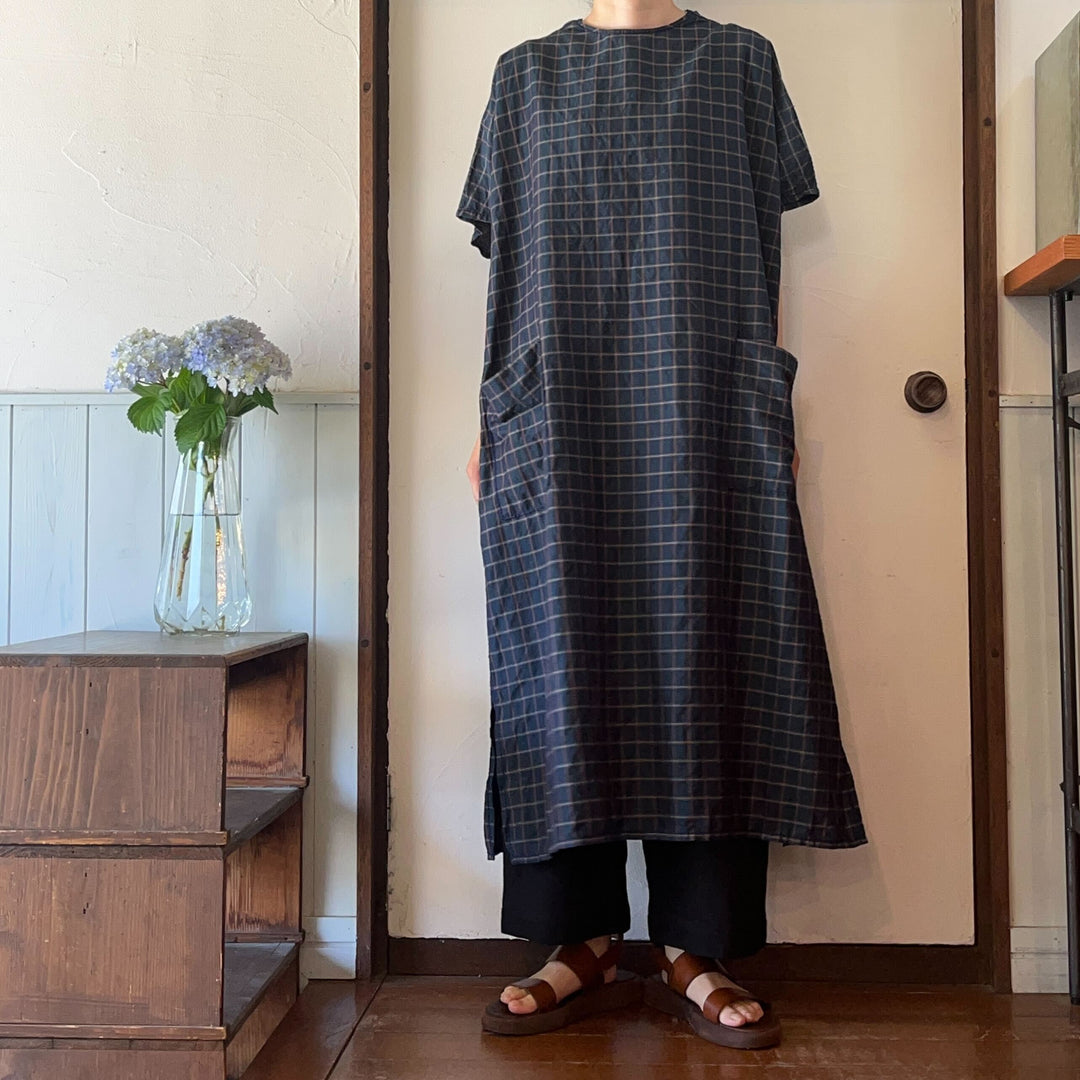 homspun/WOMEN　C/Lチェック&ストライプBIG OP 251-1616-Y