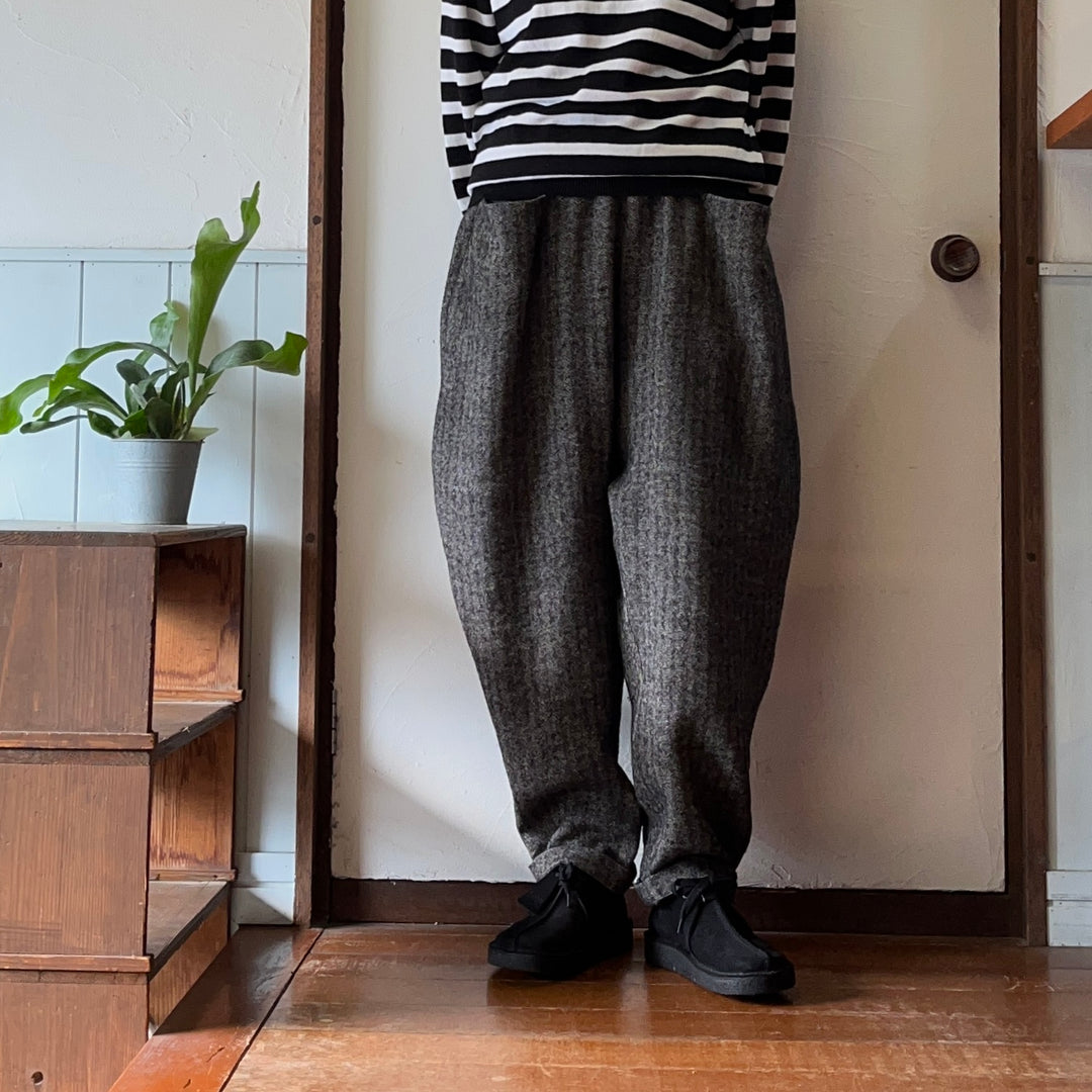 atelier naruse /WOMEN　shetland wool linen sarrouel pants  na-f05101