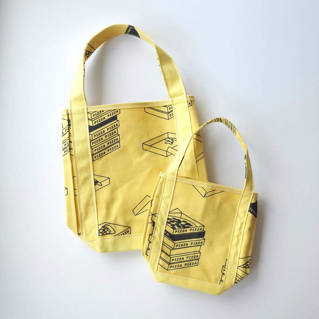 TEMBEA/　BAGUETTE TOTE PRINT col.PIZZA/YELLOW