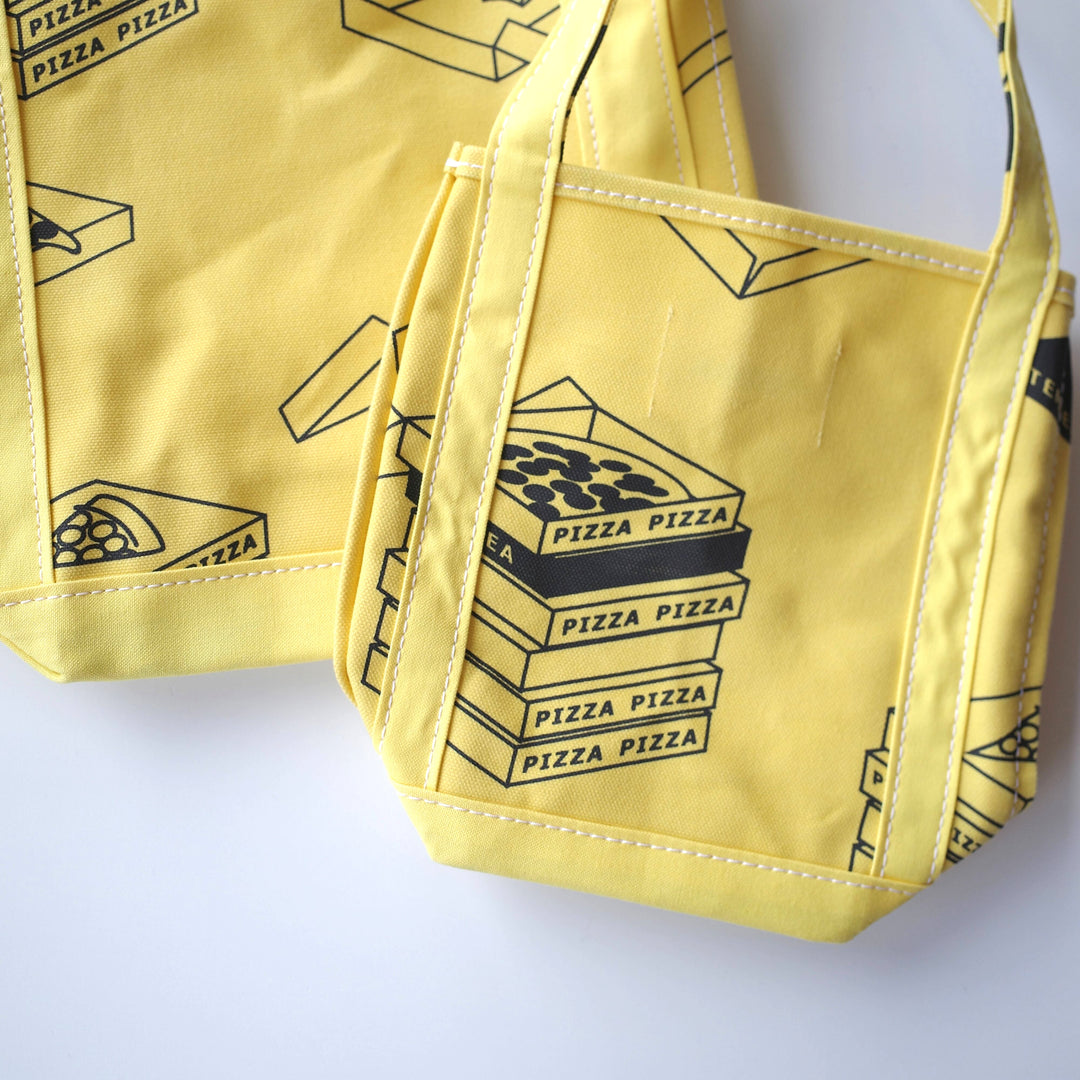 TEMBEA/　BAGUETTE TOTE PRINT col.PIZZA/YELLOW