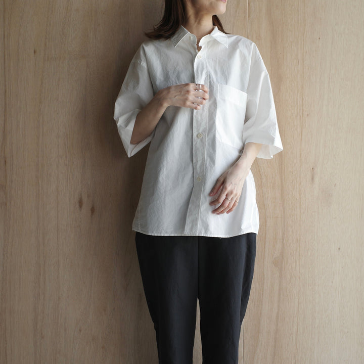 MHL. /MEN　COTTON RAMIE POPLIN 5965150517-suomi