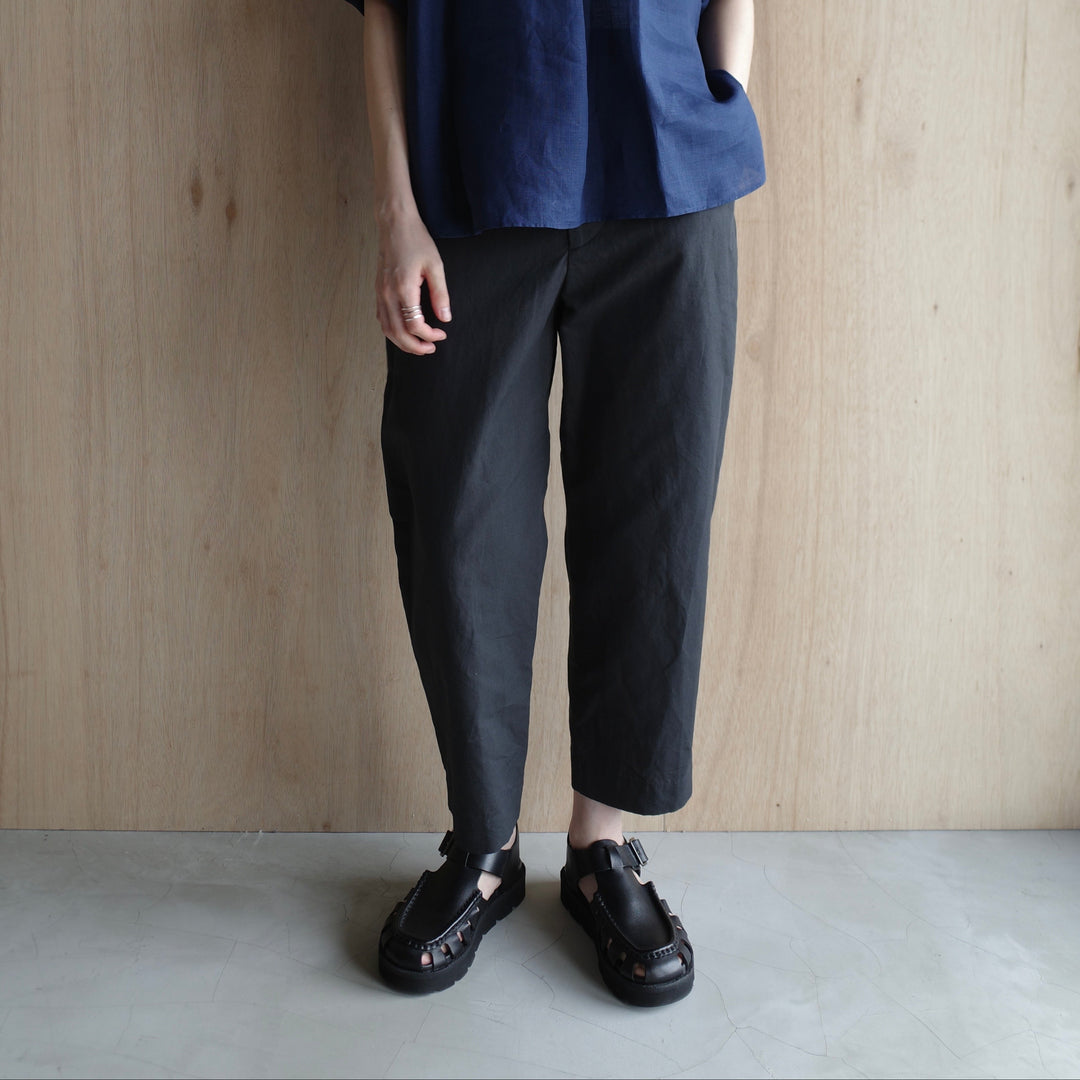 MARGARET HOWELL /WOMEN　PLAIN WEAVE COTTON LINEN TROUSERS 5785143007-suomi