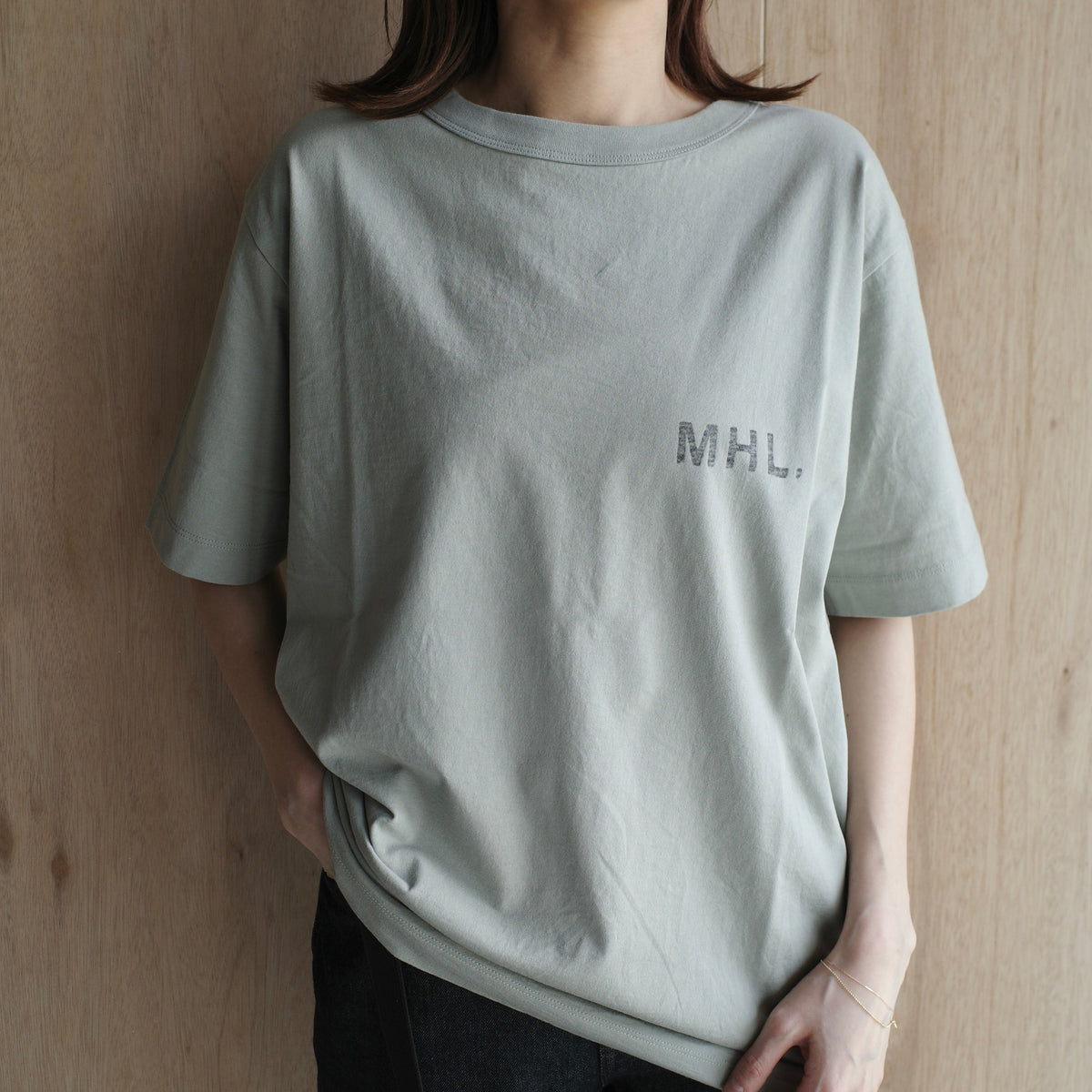 MHL.｜UNISEX　FADED PRINTED COTTON JERSEY 5965166515-suomi