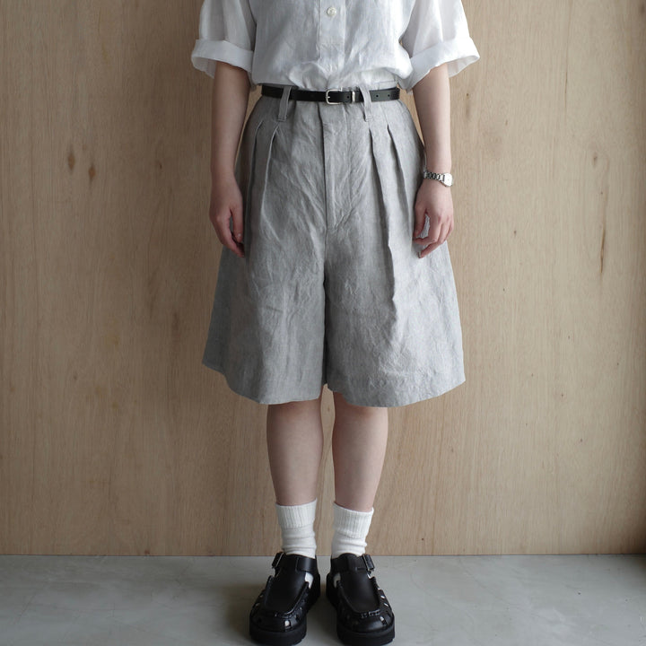 MARGARET HOWELL /WOMEN　YARN DYED LINEN TROUSERS-suomi