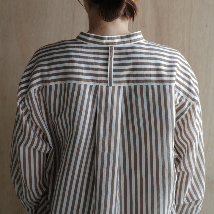 MARGARET HOWELL/WOMEN　COTTON SILK STRIPE 5785153008-suomi