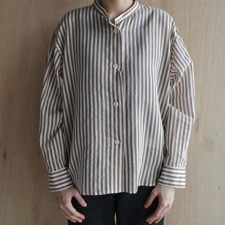 MARGARET HOWELL/WOMEN　COTTON SILK STRIPE 5785153008-suomi