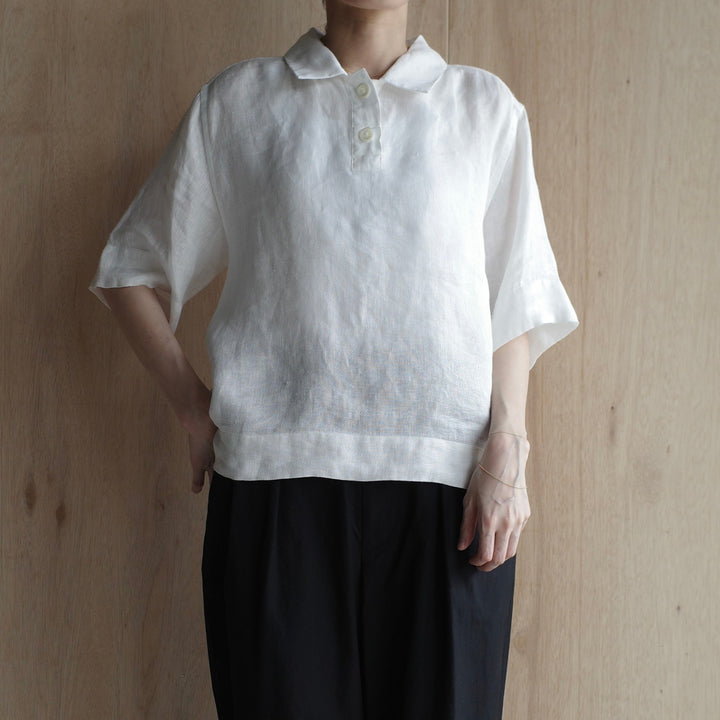 MARGARET HOWELL /WOMEN　LINEN AIRTEX SHIRT　5785152006-suomi