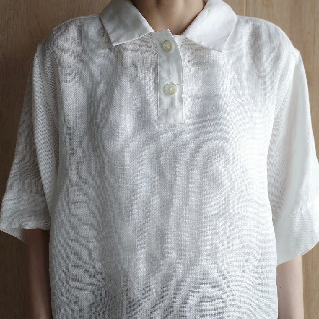 MARGARET HOWELL /WOMEN　LINEN AIRTEX SHIRT　5785152006-suomi