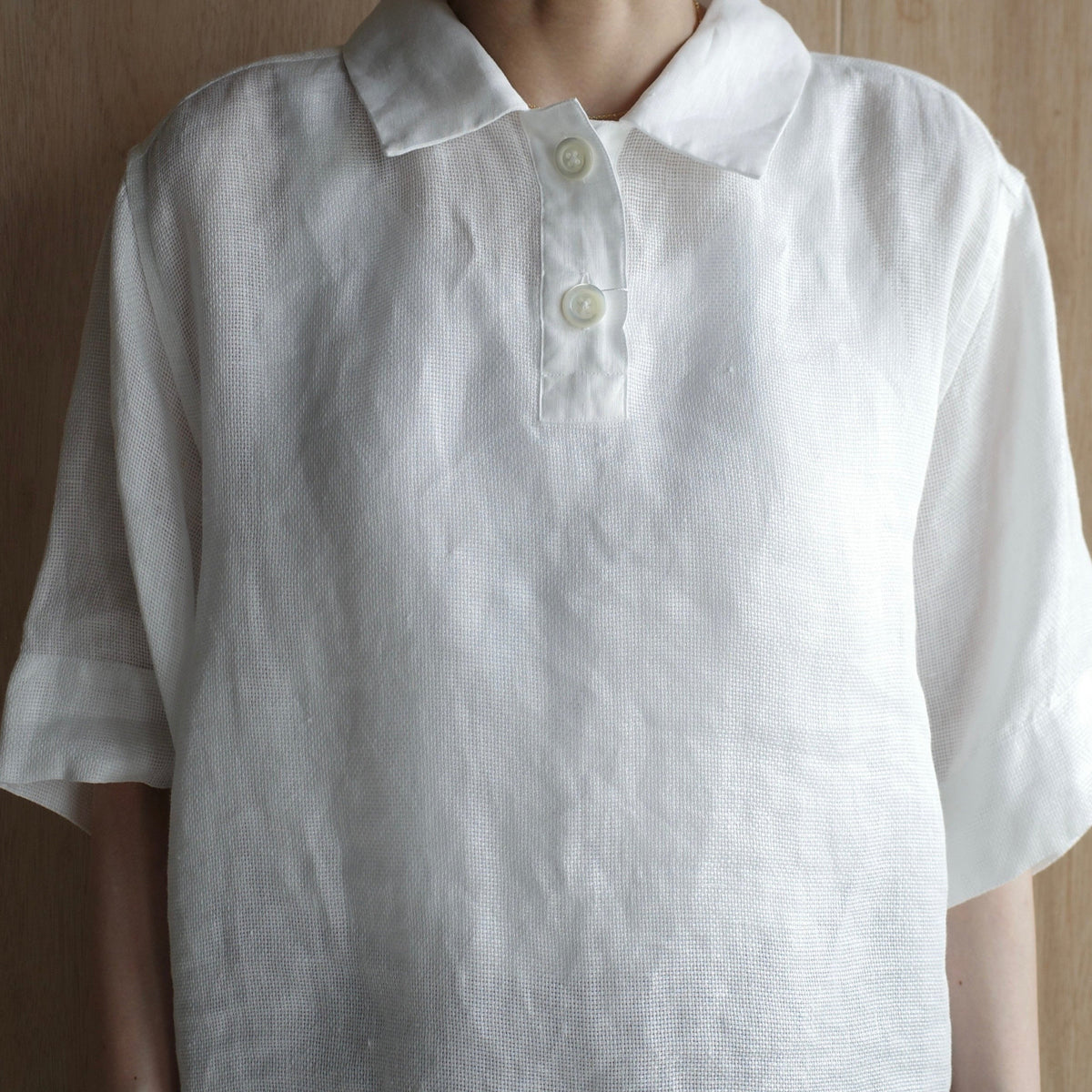 MARGARET HOWELL｜WOMEN　LINEN AIRTEX SHIRT　5785152006-suomi