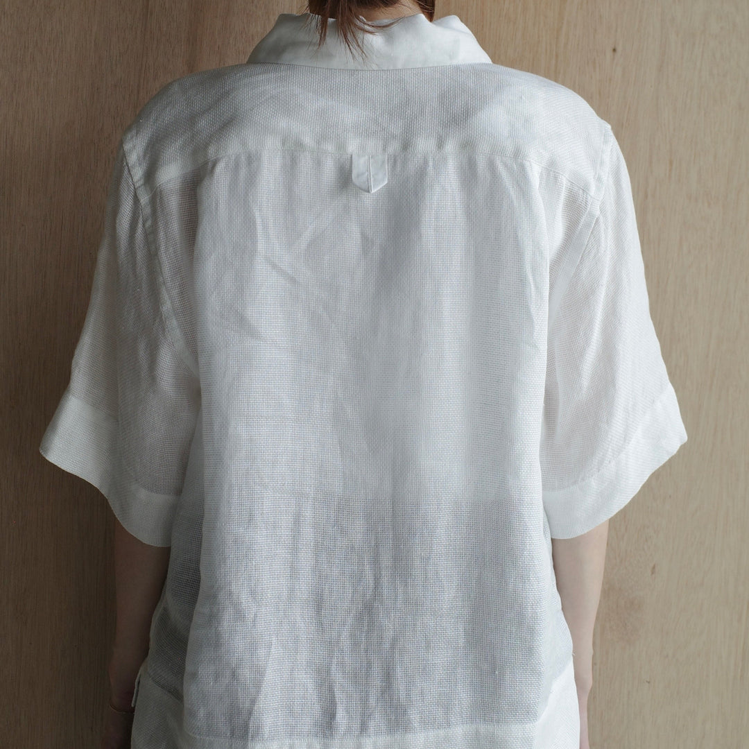 MARGARET HOWELL /WOMEN　LINEN AIRTEX SHIRT　5785152006-suomi