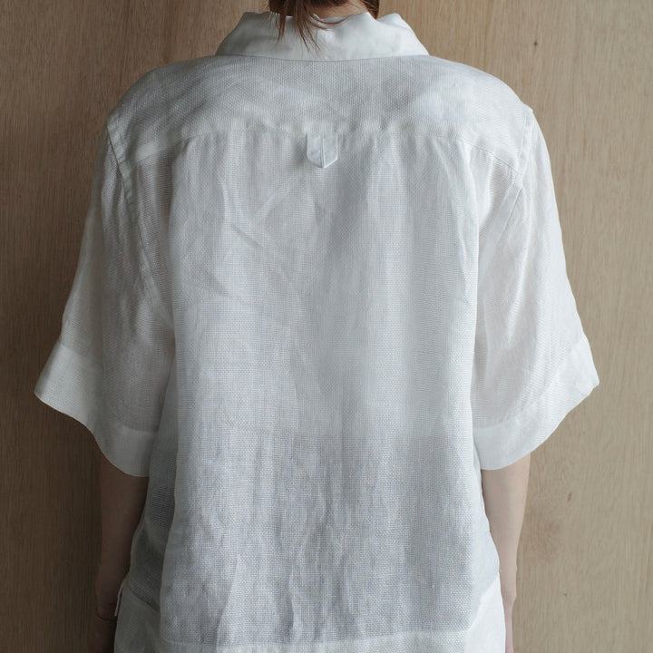 MARGARET HOWELL /WOMEN　LINEN AIRTEX SHIRT　5785152006-suomi