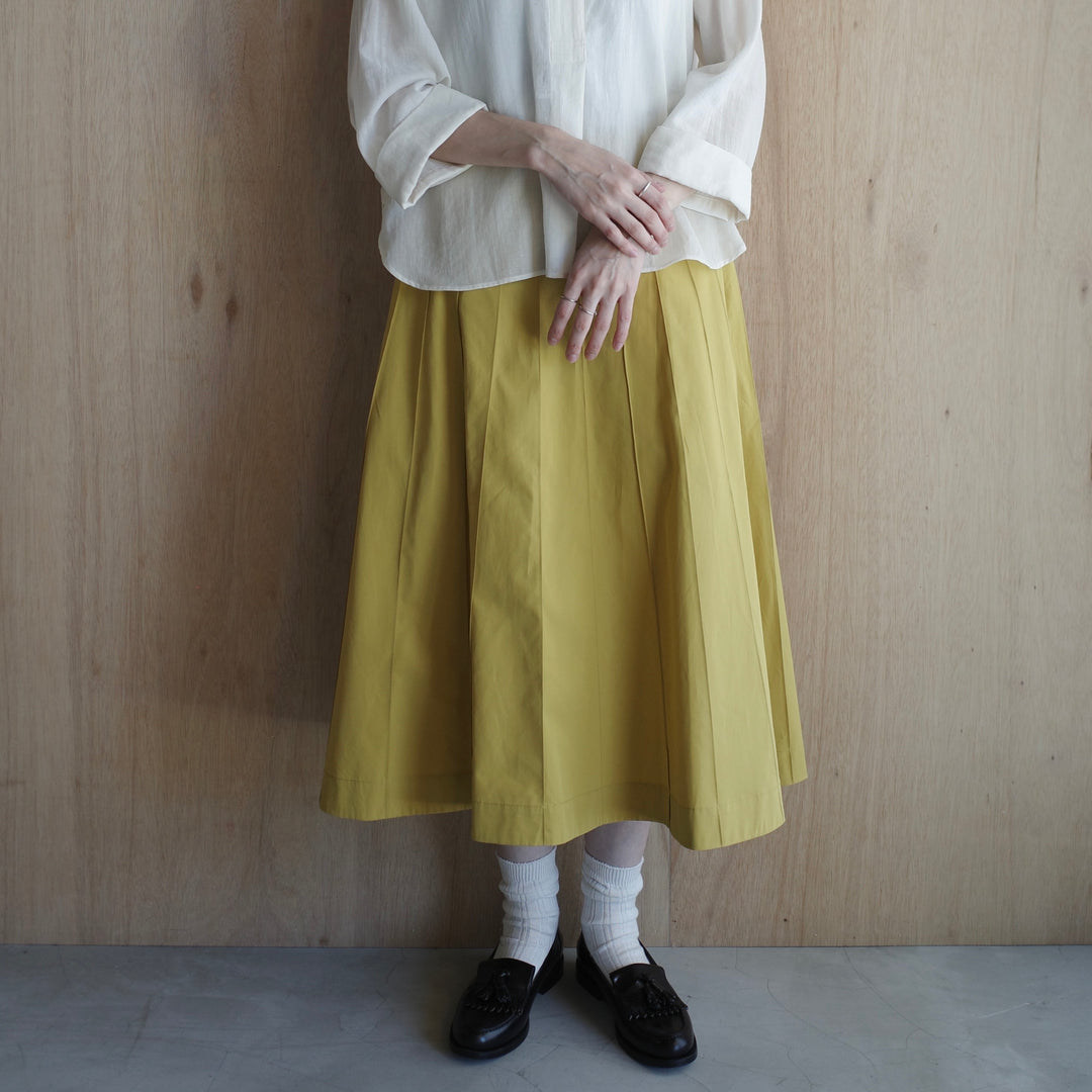 MARGARET HOWELL /WOMEN　SOFT COMPACT COTTON SKIRT 5785232202-suomi