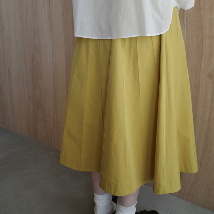 MARGARET HOWELL /WOMEN　SOFT COMPACT COTTON SKIRT 5785232202-suomi