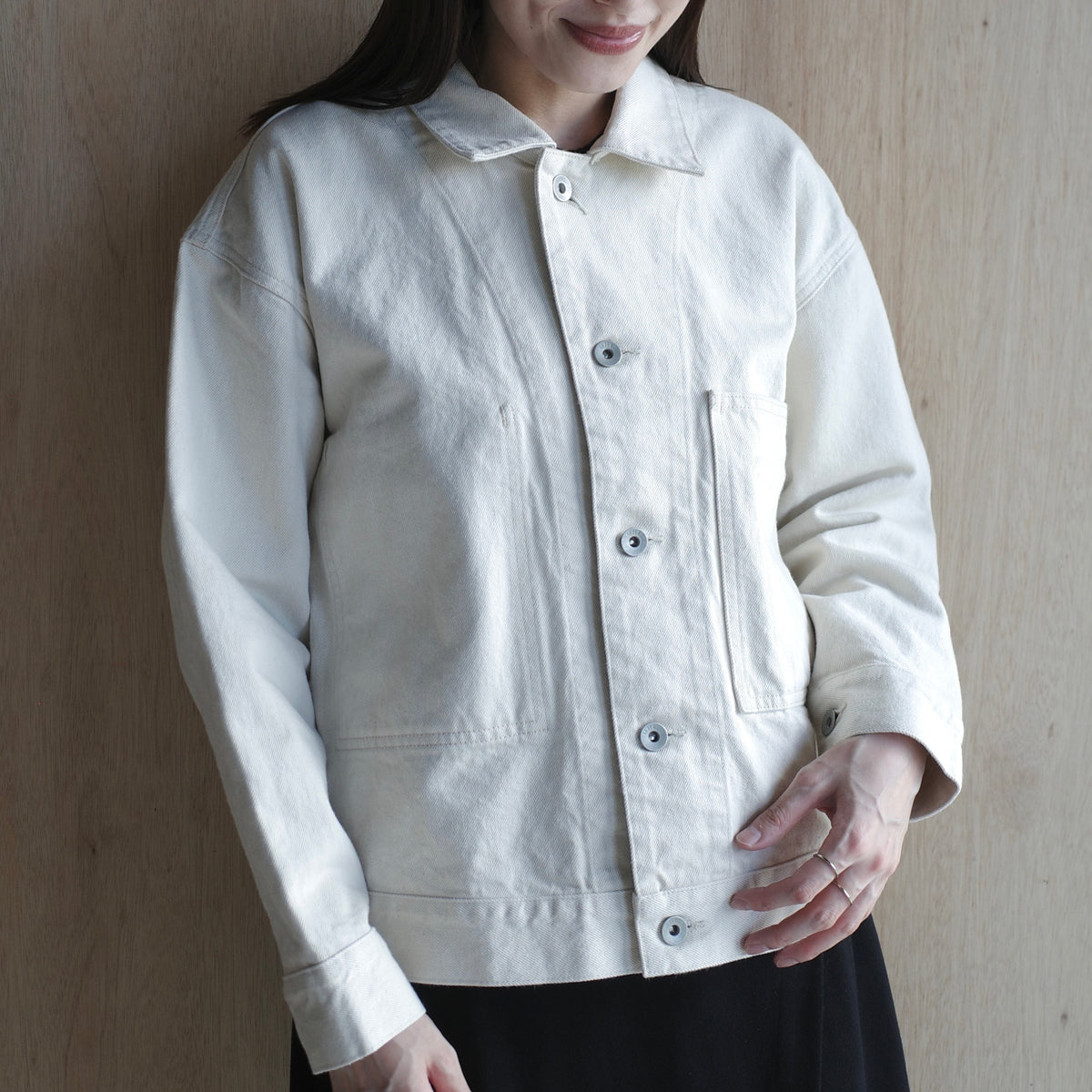 MHL.｜WOMEN　CANTON NATURAL DENIM BLOUSON　 5955225201-suomi