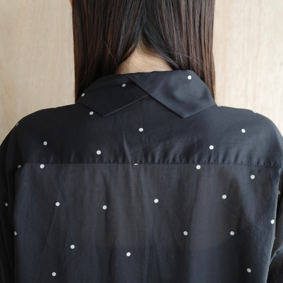 MARGARET HOWELL｜WOMEN　COTTON POLKA DOT SHIRT 5785253209-suomi