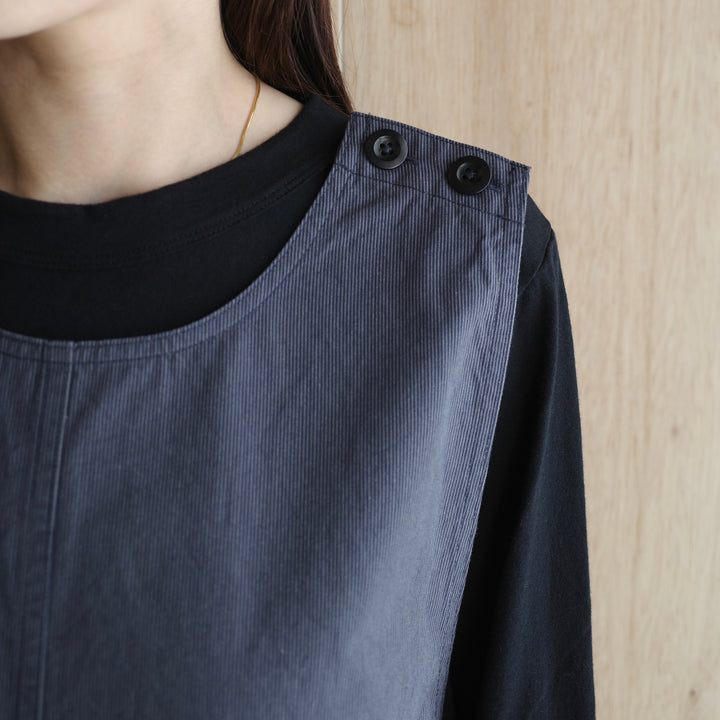 MHL./WOMEN　HAIRLINE COTTON WOOL DRESS 5955256200-suomi