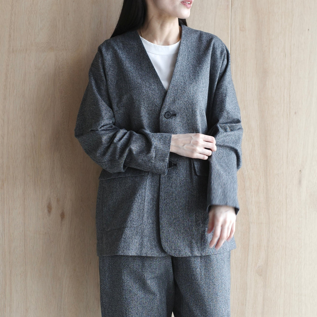 holk/　no collar jacket 002