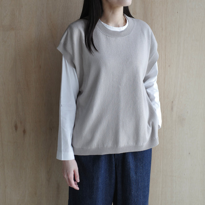 homspun/WOMEN　コットンコードベスト 261-7912A-D