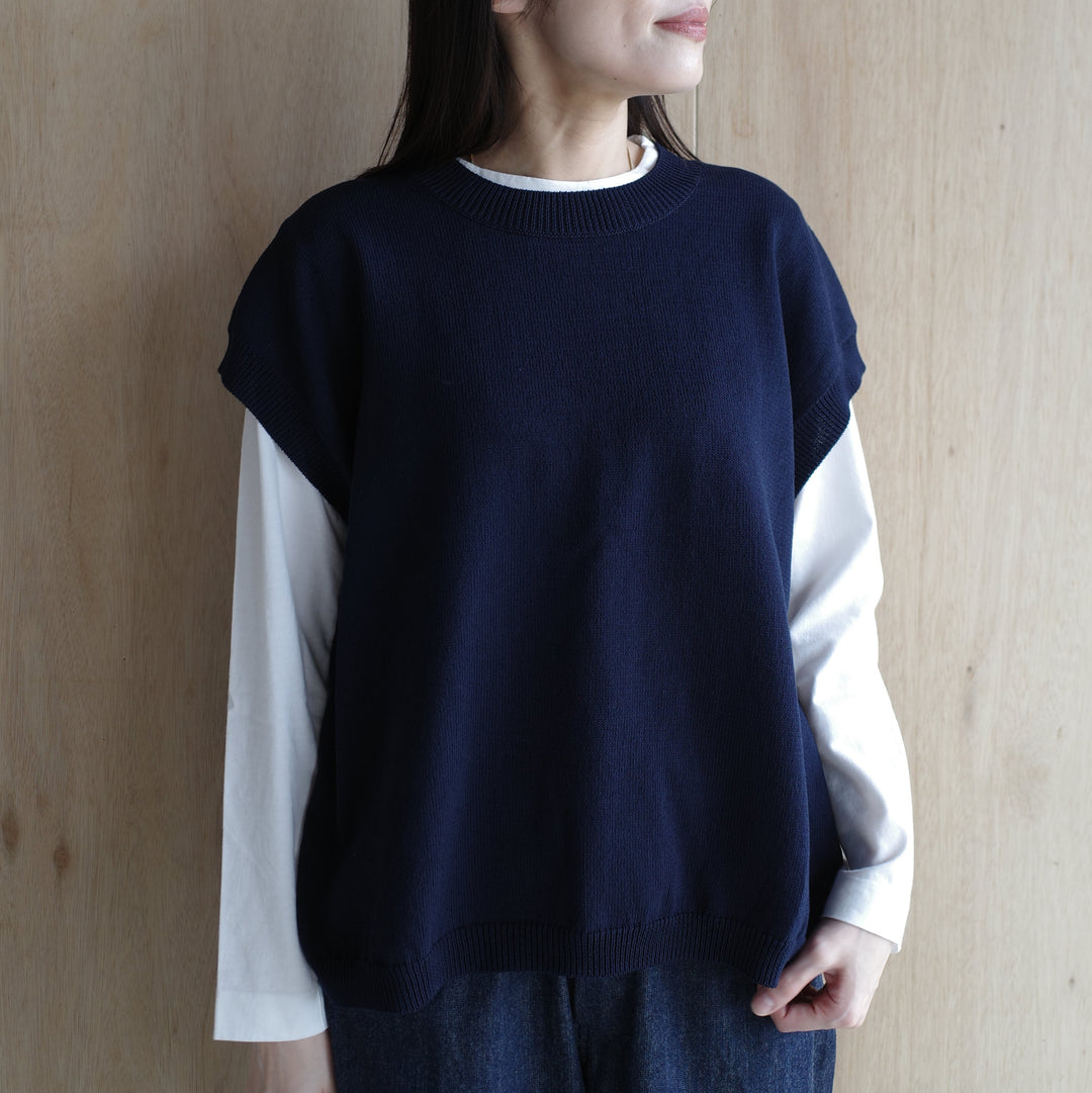 homspun/WOMEN　コットンコードベスト 261-7912A-D