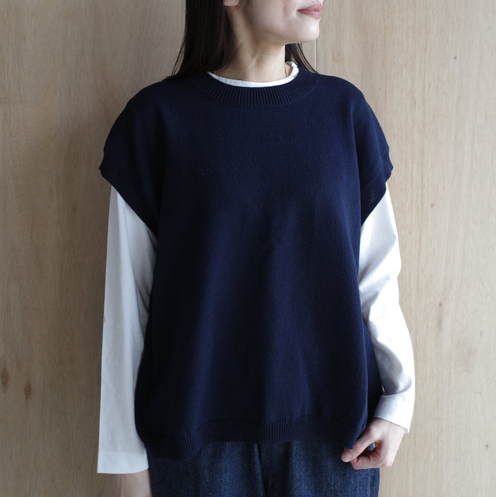 homspun/WOMEN　コットンコードベスト 261-7912A-D
