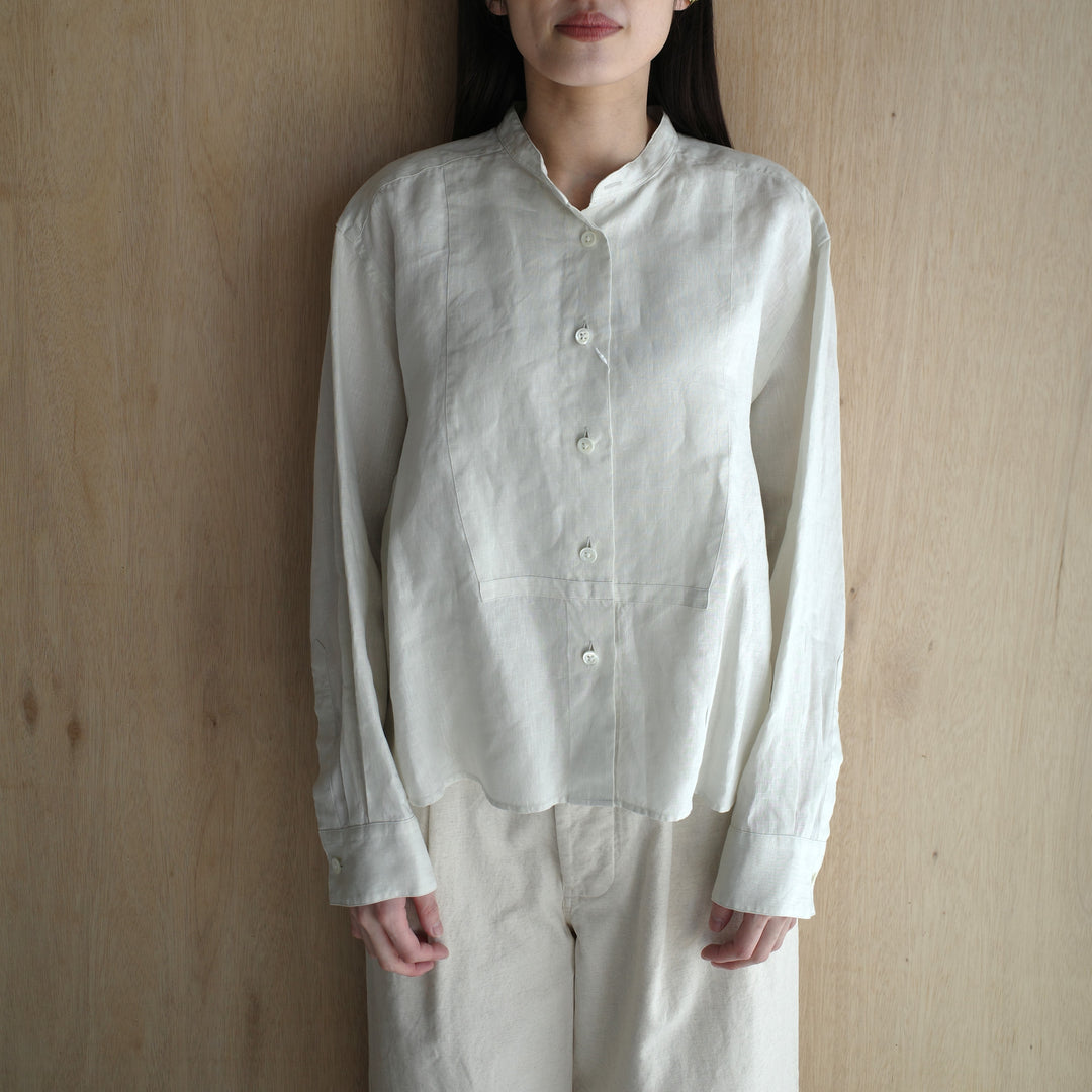 MARGARET HOWELL /WOMEN　SHIRTING LINEN SHIRT　578-6153211-suomi