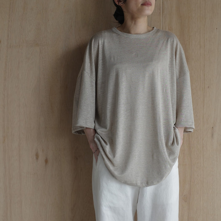 MUYA/　Linen Straight T-shirts No.2216-suomi