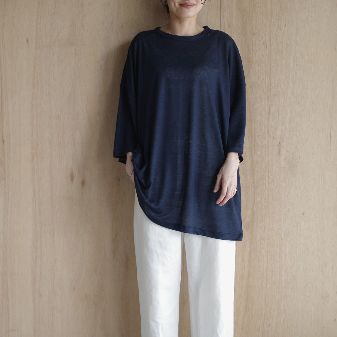 MUYA/　Linen Straight T-shirts No.2216-suomi