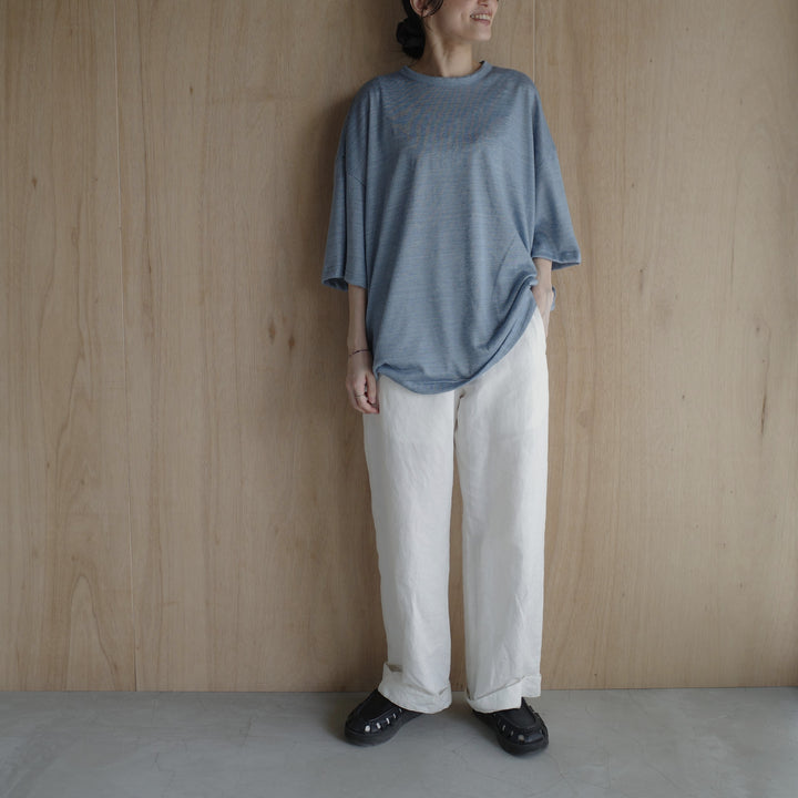 MUYA/　Linen Straight T-shirts No.2216-suomi