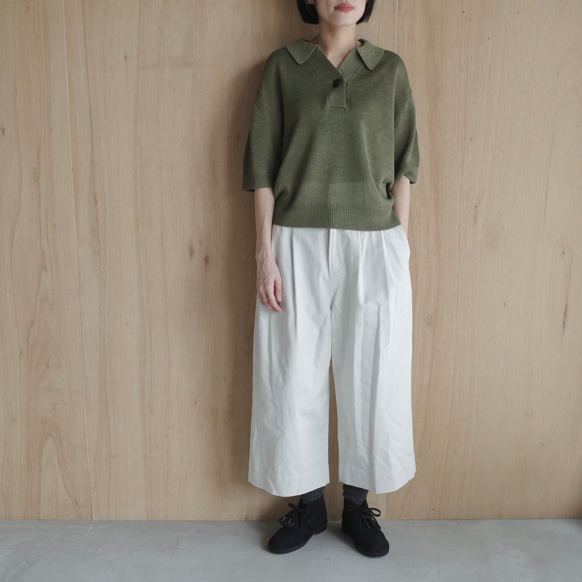 MHL.｜WOMEN　COATED COTTON KNITWEAR 595-6262200-suomi