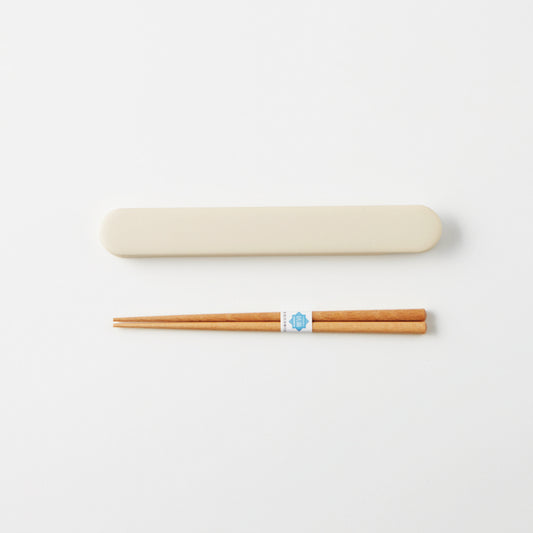 TAKENAKA｜mayu 箸・箸箱セット IVORY