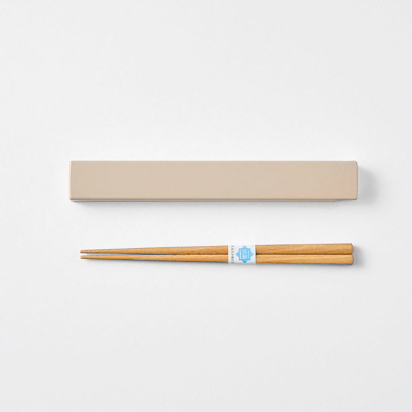 TAKENAKA｜スキット箸・箸箱セット BEIGE