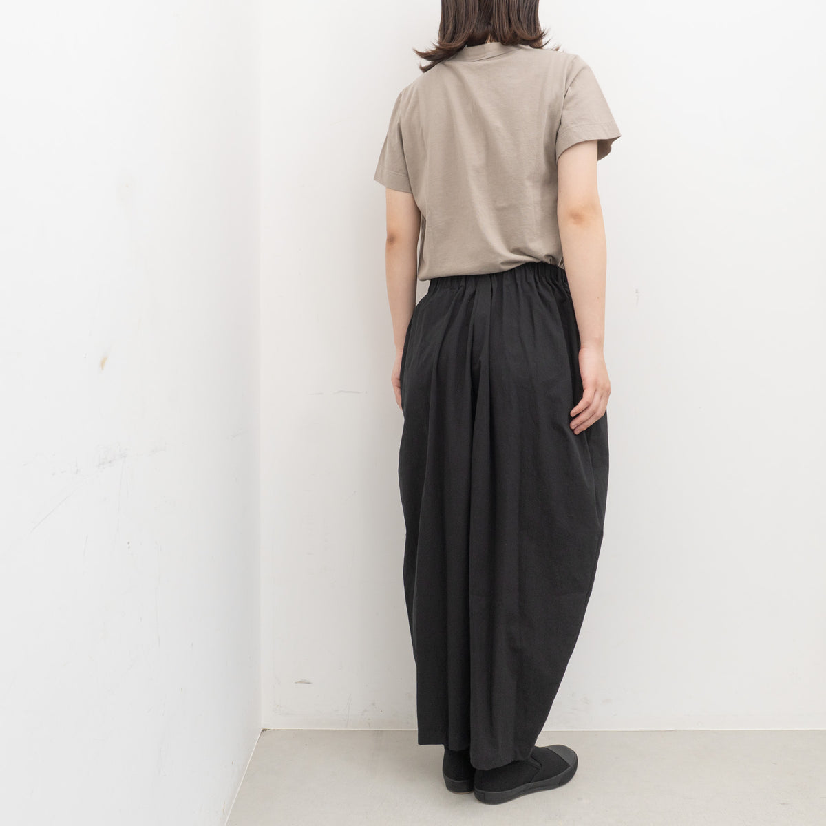 atelier naruse｜WOMEN　cotton high twist poplin gaucho pants na-h05117
