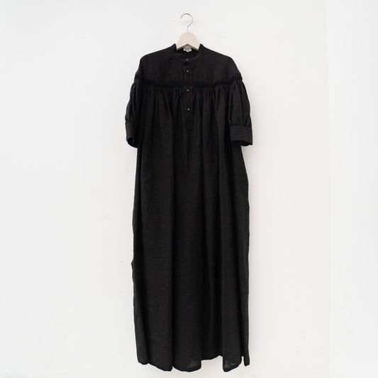 SCYE｜WOMEN　オーガニックリネンタックパフスリーブドレス 1224-01007
