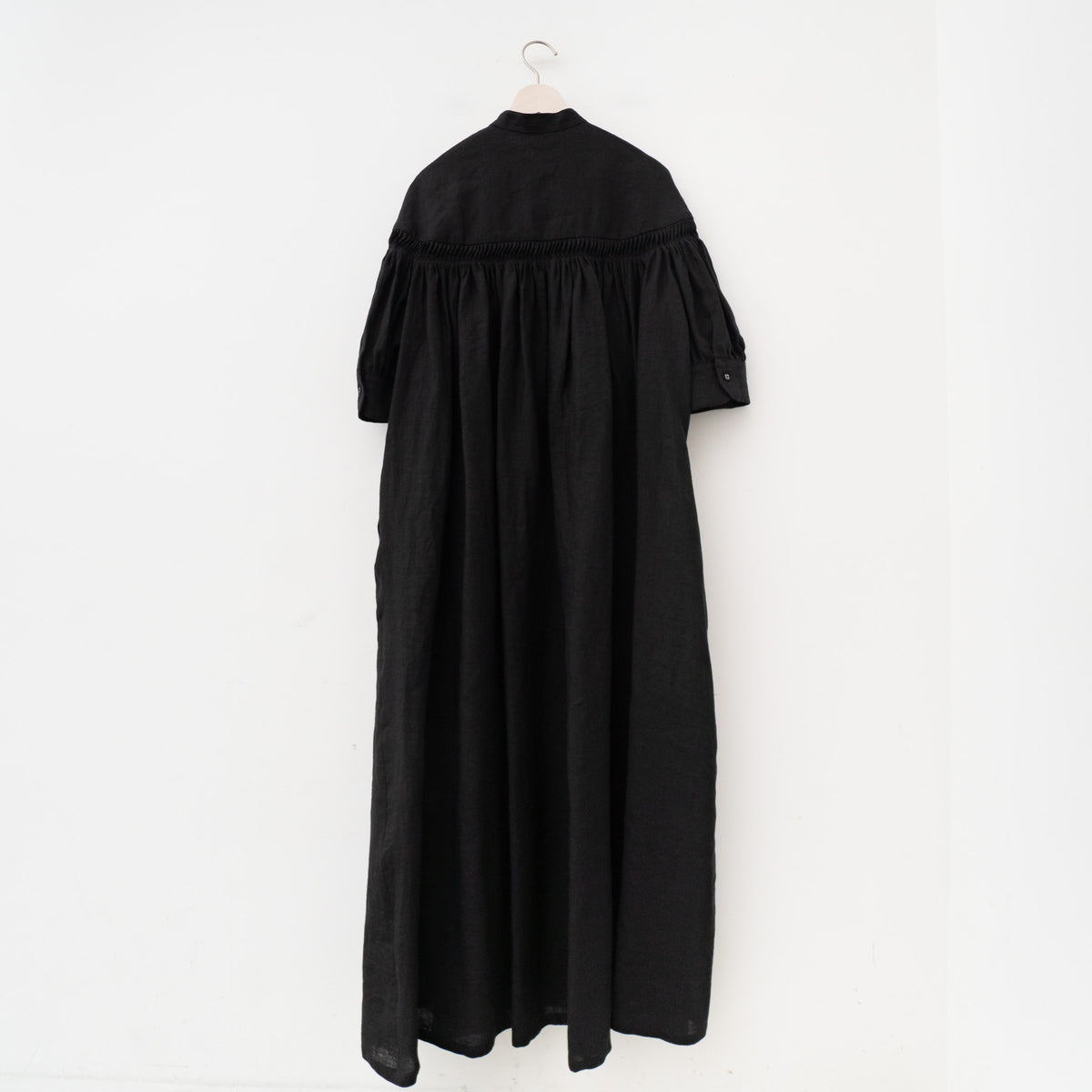 SCYE｜WOMEN　オーガニックリネンタックパフスリーブドレス 1224-01007