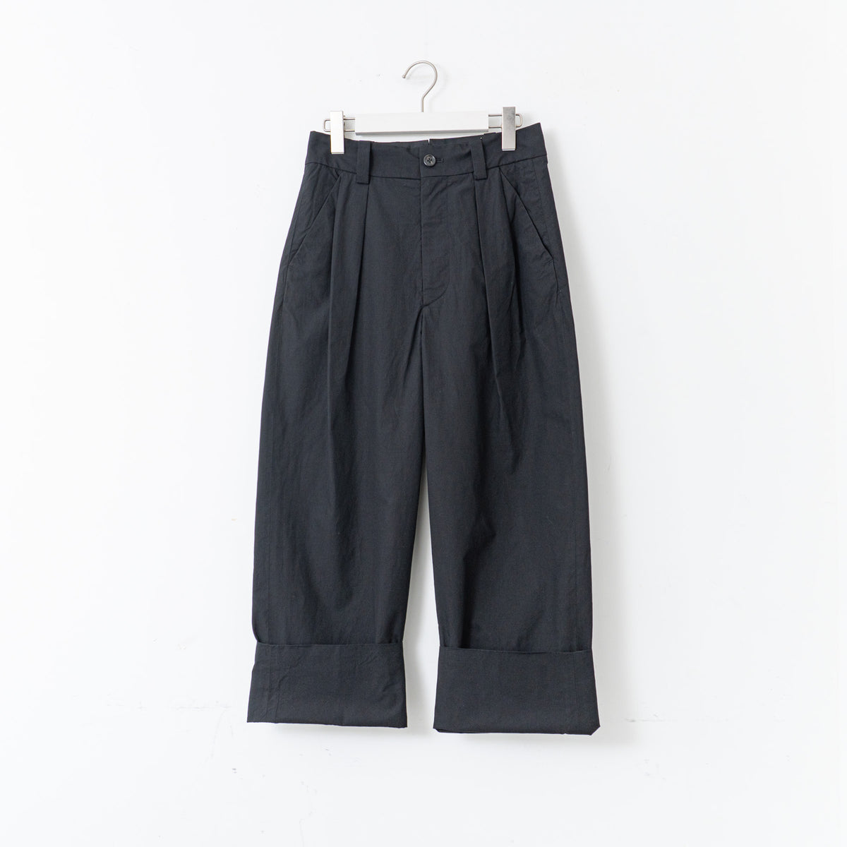 MARGARET HOWELL｜WOMEN　WASHED COTTON POPLIN TROUSERS-suomi