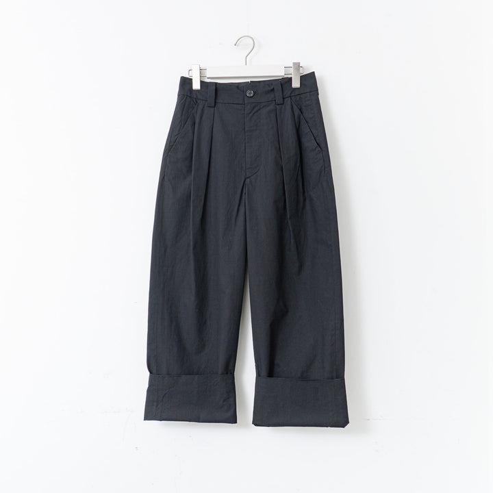 MARGARET HOWELL /WOMEN　WASHED COTTON POPLIN TROUSERS-suomi