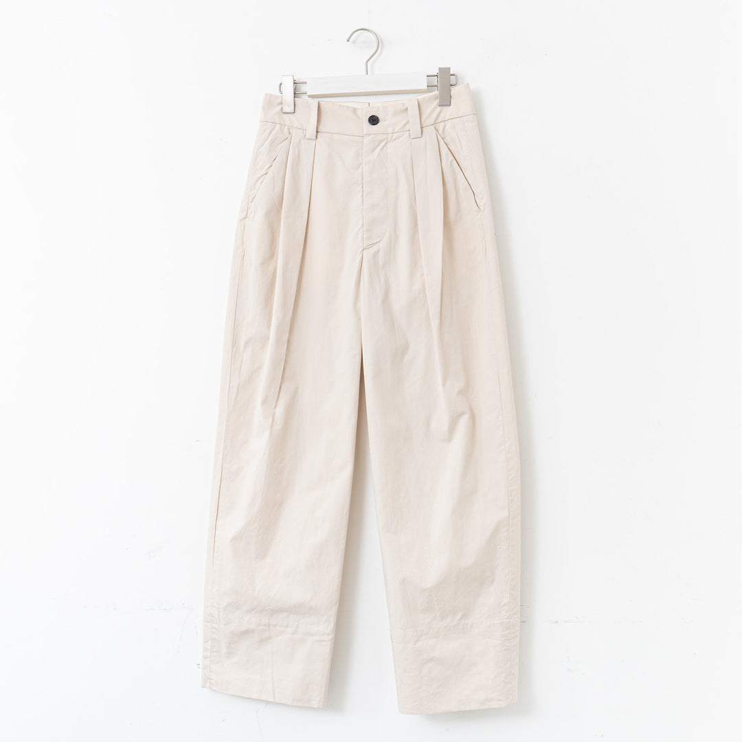 MARGARET HOWELL /WOMEN　WASHED COTTON POPLIN TROUSERS-suomi