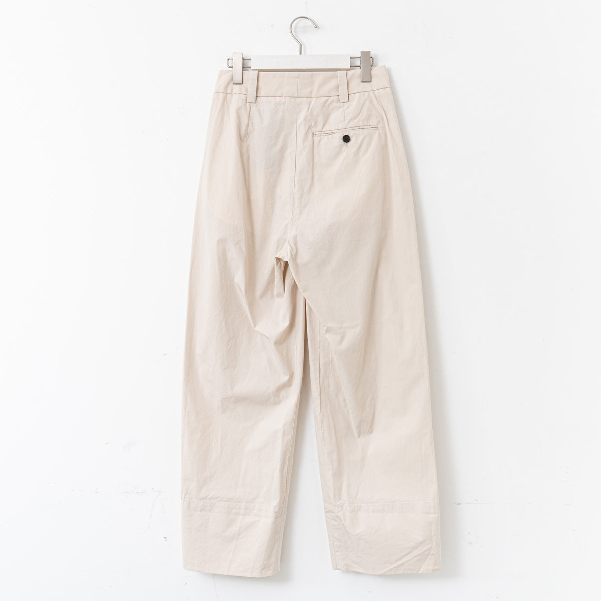 MARGARET HOWELL｜WOMEN　WASHED COTTON POPLIN TROUSERS-suomi