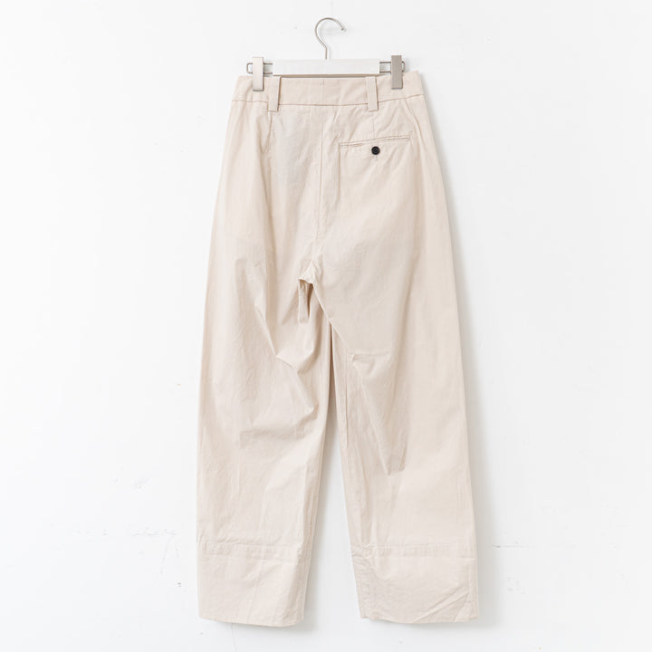 MARGARET HOWELL /WOMEN　WASHED COTTON POPLIN TROUSERS-suomi