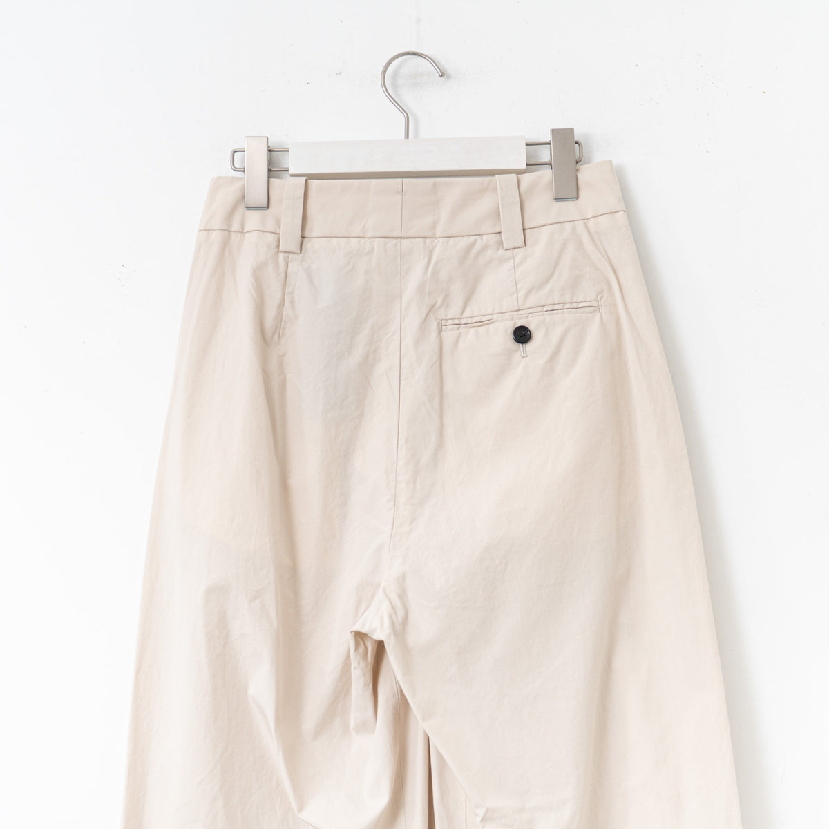 MARGARET HOWELL｜WOMEN　WASHED COTTON POPLIN TROUSERS-suomi