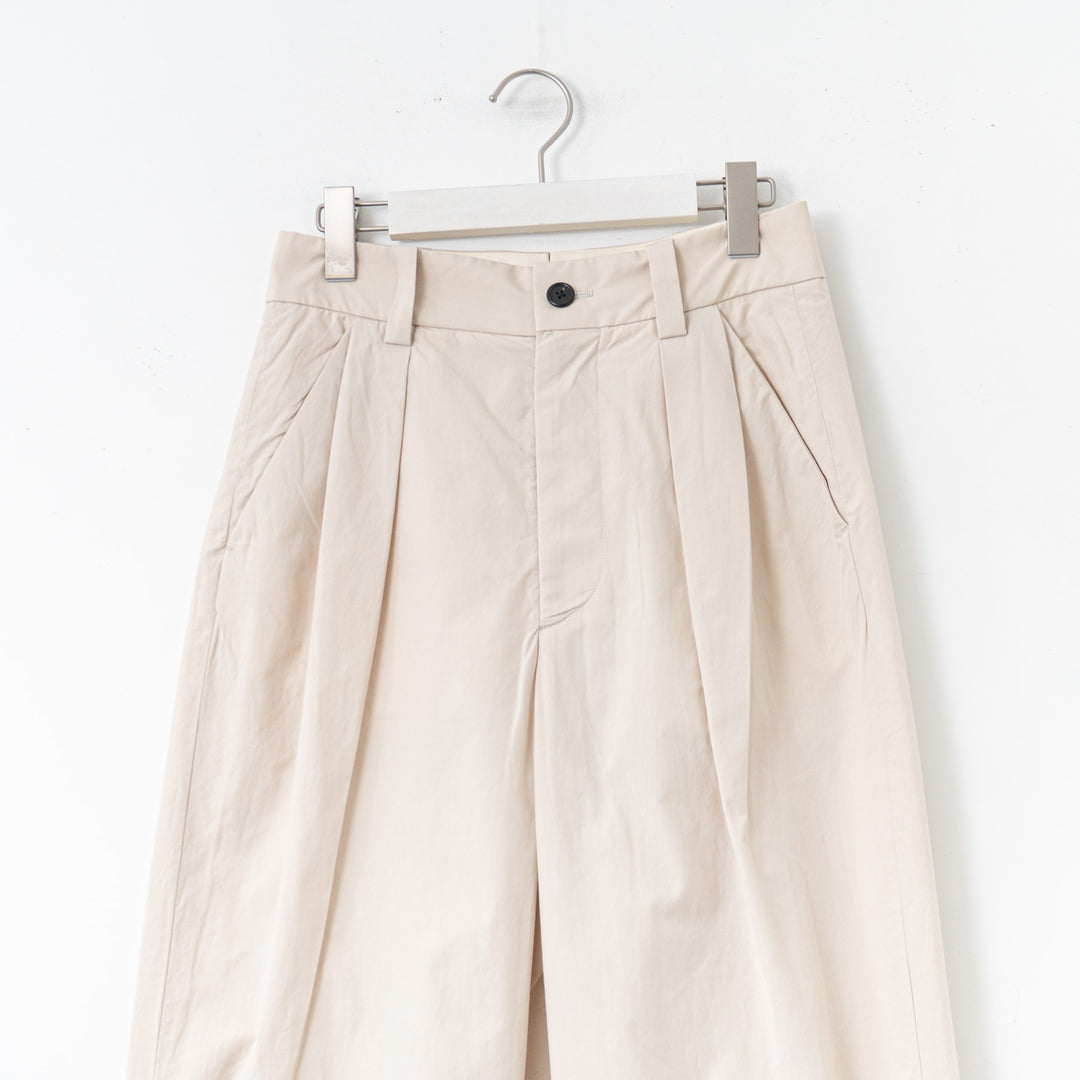 MARGARET HOWELL /WOMEN　WASHED COTTON POPLIN TROUSERS-suomi