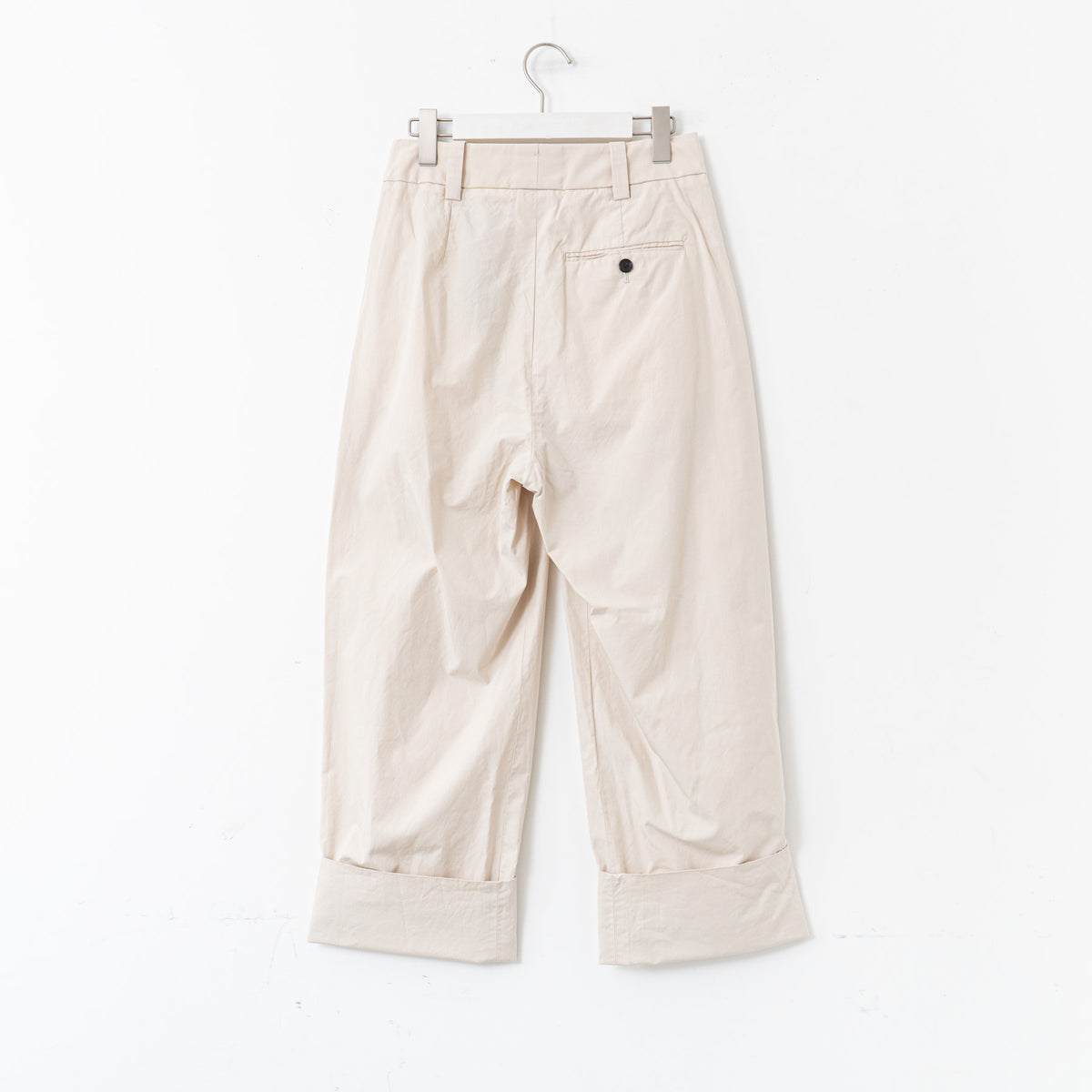 MARGARET HOWELL｜WOMEN　WASHED COTTON POPLIN TROUSERS-suomi