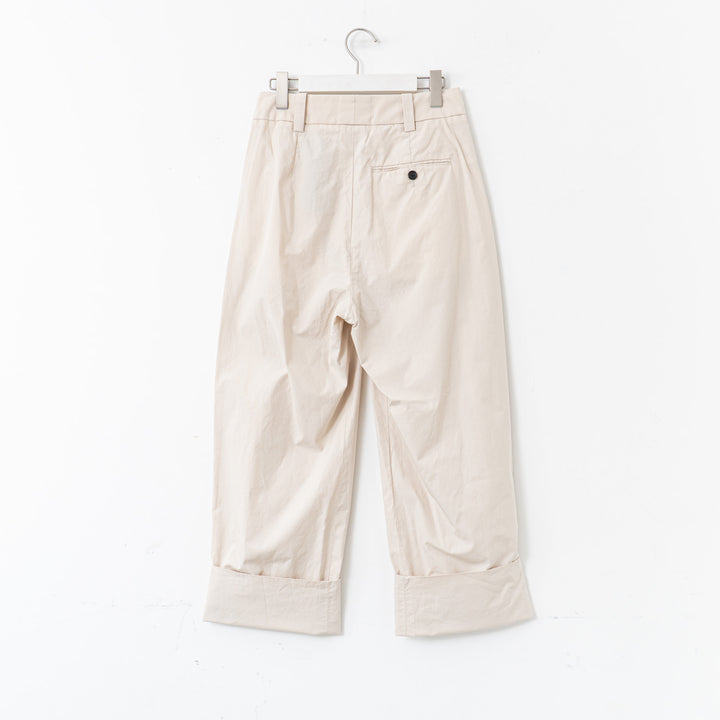 MARGARET HOWELL /WOMEN　WASHED COTTON POPLIN TROUSERS-suomi