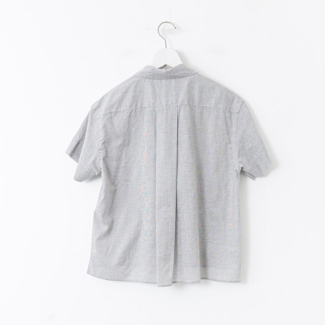 MARGARET HOWELL /WOMEN　HAIRLINE STRIPE COTTON LINEN SHIRT-suomi