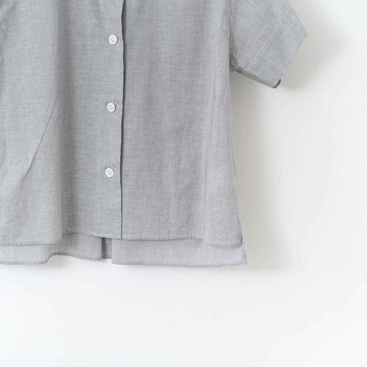 MARGARET HOWELL｜WOMEN　HAIRLINE STRIPE COTTON LINEN SHIRT-suomi