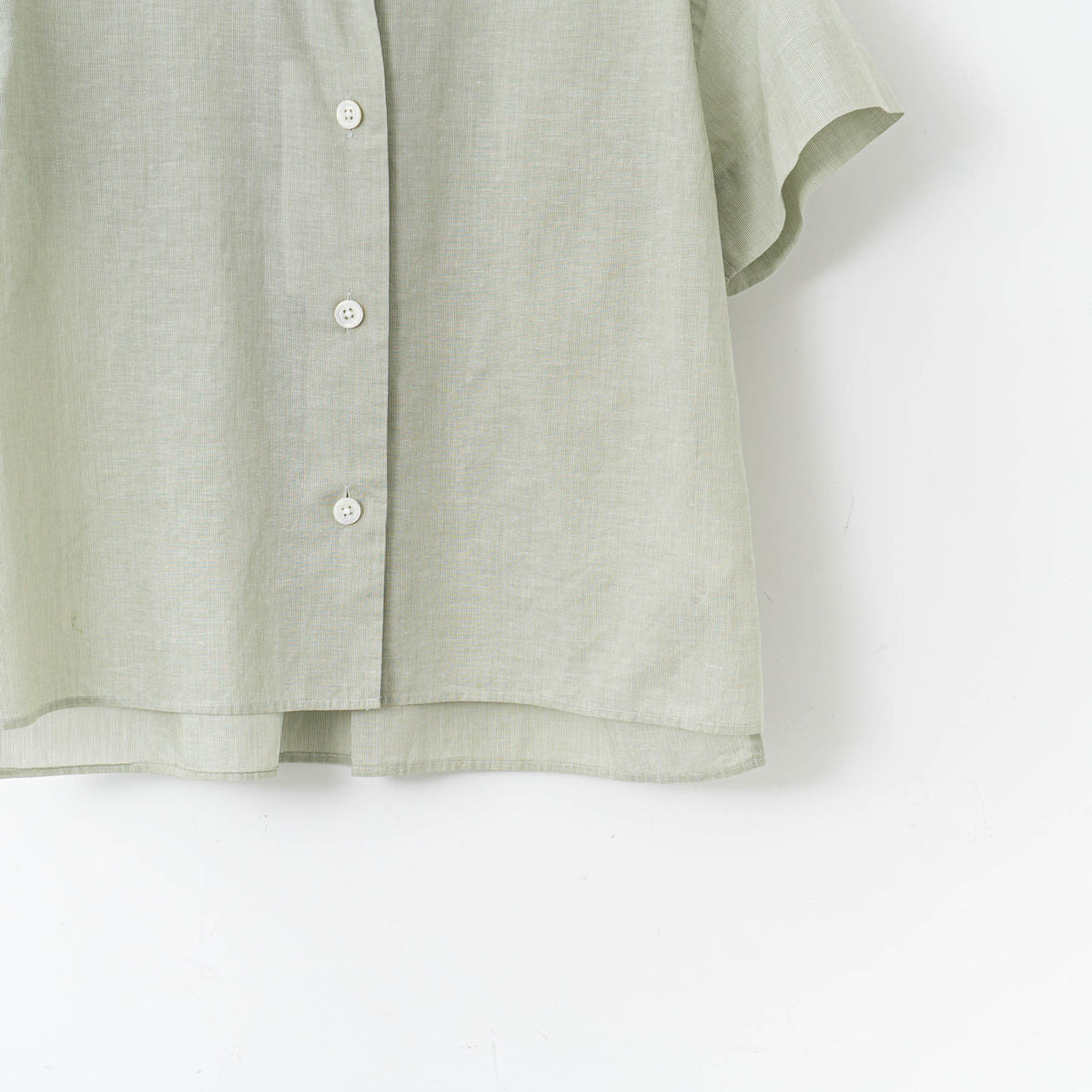 MARGARET HOWELL｜WOMEN　HAIRLINE STRIPE COTTON LINEN SHIRT-suomi